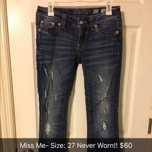 Miss Me jeans for sale!! Never Worn! Size 27!